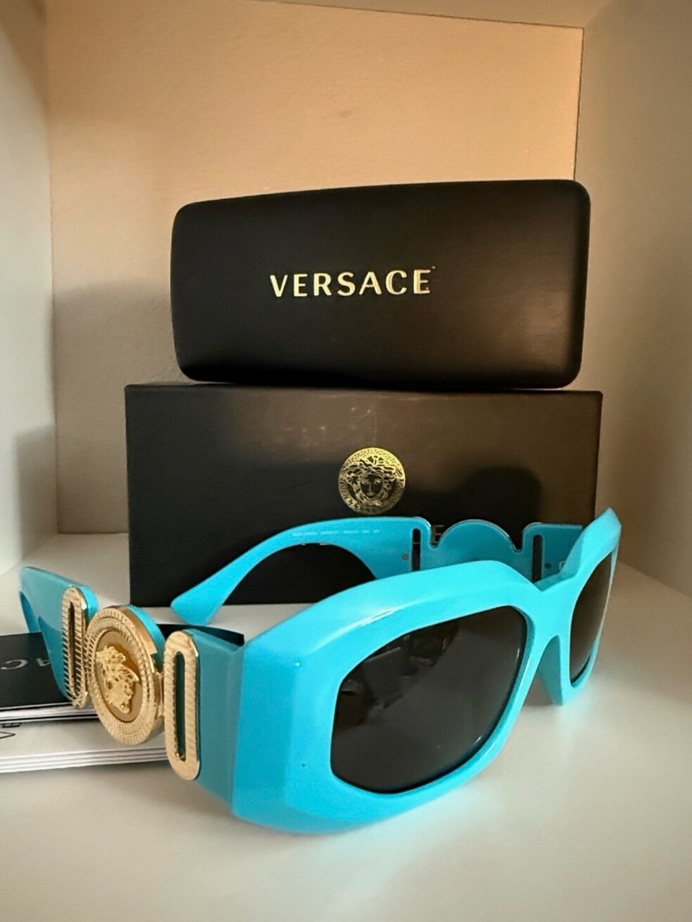 Versace Frame:543987 AZURE DARK GREY (BLUE) Dark Grey VE4425U